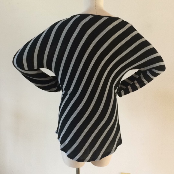 INC diagonal stripe tunic - Picture 3 of 7